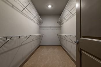 Spacious Walk-in Closets